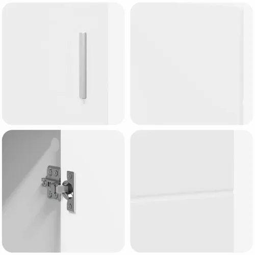  Széf polcokkal tárolóval Fehér 88,5 x 30,5 x 55,5 cm Faanyag