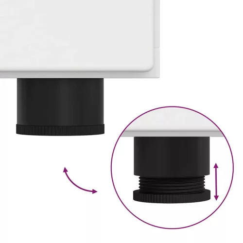  Széf polcokkal tárolóval Fehér 88,5 x 30,5 x 55,5 cm Faanyag