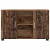  Széf polcokkal tárolóval Öreg fa 88,5 x 30,5 x 55,5 cm Faanyag