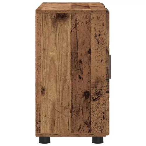  Széf polcokkal tárolóval Öreg fa 88,5 x 30,5 x 55,5 cm Faanyag