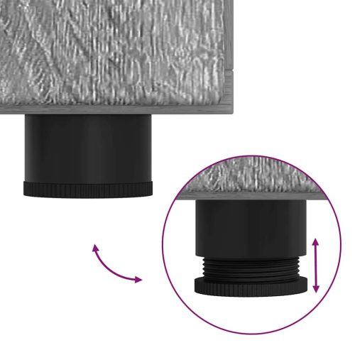  Széf polcokkal Szürke Sonoma 88,5 x 30,5 x 73 cm Faanyag