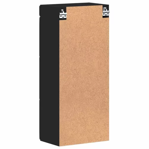  Fürdőszobai faliszekrény TULUM Fekete 37 x 24,5 x 86 cm Faanyag