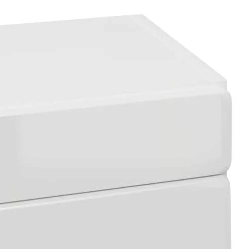  Fürdőszobai faliszekrény TULUM Magas Fényű Fehér Faanyag