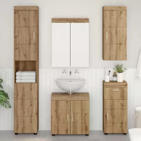    Fürdőszobai faliszekrény TULUM Artisan tölgy 37 x 24,5 x 86 cm