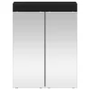  Fürdőszobai tükörszekrény TULUM Fekete 60 x 16,5 x 78 cm