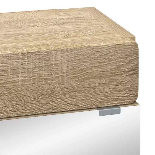  Fürdőszobai tükörszekrény TULUM Sonoma tölgy 60 x 16,5 x 78 cm