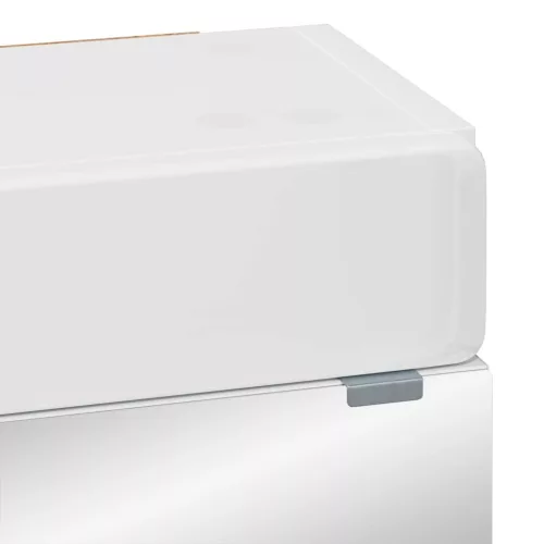  Fürdőszobai tükörszekrény TULUM Magas Fényű Fehér Faanyag