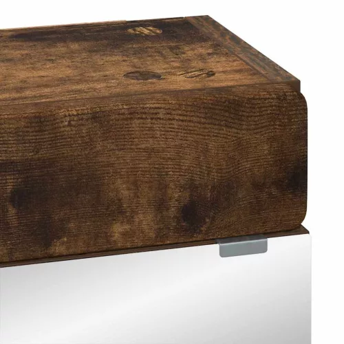  Fürdőszobai tükörszekrény TULUM Füstölt tölgy 60 x 16,5 x 78 cm