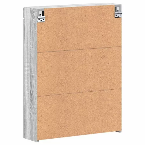  Fürdőszobai tükörszekrény TULUM Szürke Sonoma 60 x 16,5 x 78 cm