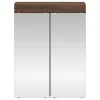  Fürdőszobai tükörszekrény TULUM Barna Tölgy 60 x 16,5 x 78 cm