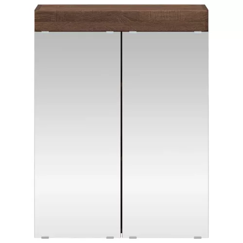  Fürdőszobai tükörszekrény TULUM Barna Tölgy 60 x 16,5 x 78 cm