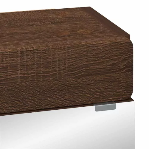  Fürdőszobai tükörszekrény TULUM Barna Tölgy 60 x 16,5 x 78 cm