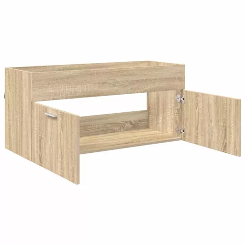  Mosdókagyló szekrény Sonoma tölgy 38,5 x 100 x 46 cm Faanyag