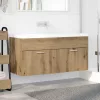  Mosdókagyló szekrény Artisan tölgy 38,5 x 100 x 46 cm Faanyag