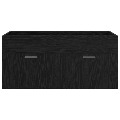  Mosdókagyló szekrény Fekete tölgy 38,5 x 100 x 46 cm Faanyag