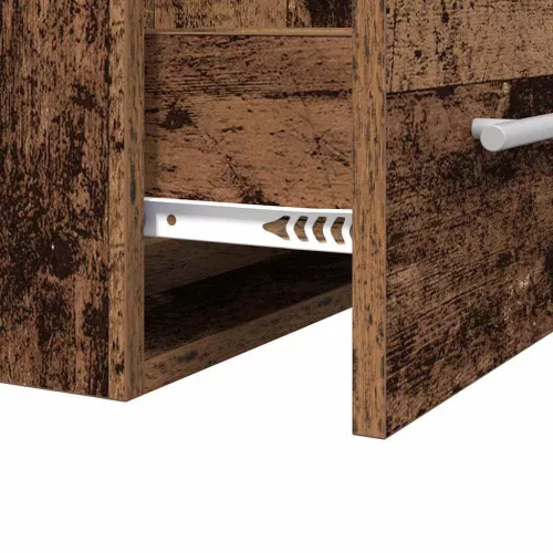  Mosdókagyló szekrény fiókkal Öreg fa 38,5 x 41 x 48 cm Faanyag