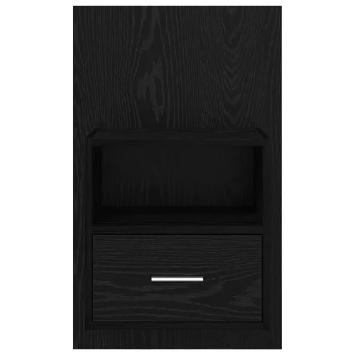  Ágyat tartó szekrény 2 pcs Musta tammi 48.5 x 32.5 x 80 cm