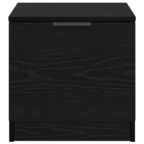  Ágyat tartó szekrény 2 pcs Musta tammi 40 x 39 x 40 cm Faanyag