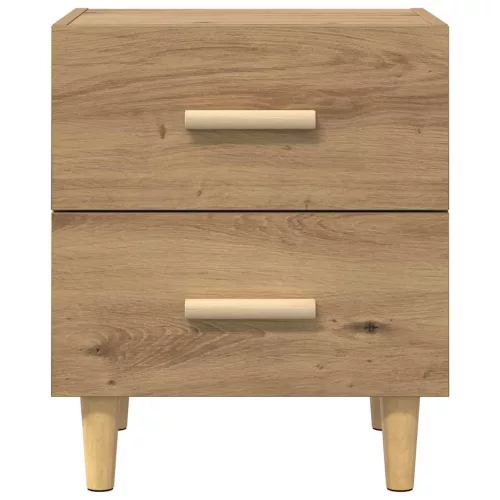  Ágyat tartó szekrény kézműves tölgy 40 x 35 x 47.5 cm Faanyag