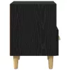  Éjjeliszekrény 2 pcs Musta tammi 40 x 35 x 47.5 cm Faanyag