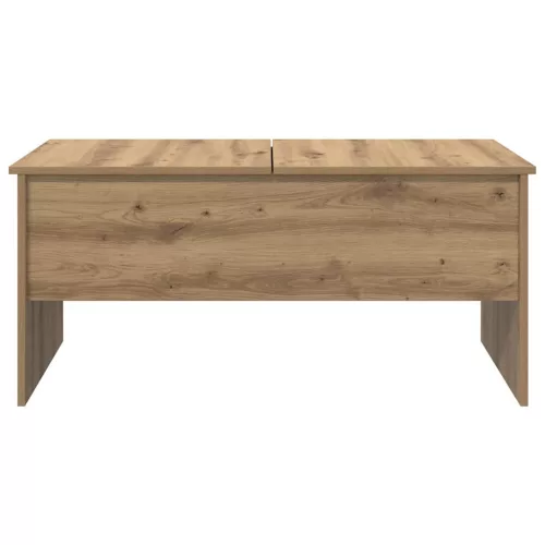  Dohányzóasztal kézműves tölgy 102 x 50,5 x 46,5 cm Faanyag