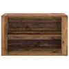  Cipőtartó polcokkal tárolóval Régi fa 75 x 35 x 45 cm Faanyag