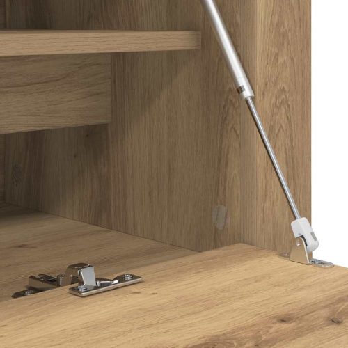  Cipőszekrény polcokkal kézműves tölgy 100 x 35 x 38 cm Faanyag