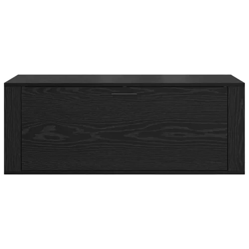  Cipőszekrény polcokkal Musta tammi 100 x 35 x 38 cm Faanyag