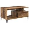  Dohányzóasztal with Drawer Régi fa 90 x 49 x 45 cm Faanyag