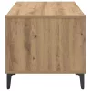  Dohányzóasztal kézműves tölgy 90 x 49 x 45 cm Faanyag