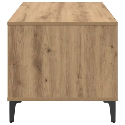  Dohányzóasztal kézműves tölgy 90 x 49 x 45 cm Faanyag