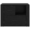  Éjjeliszekrény fiókkal Musta tammi 60 x 36 x 45 cm Faanyag