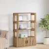  Széf kézműves tölgy 30 x 80 x 119.5 cm Faanyag