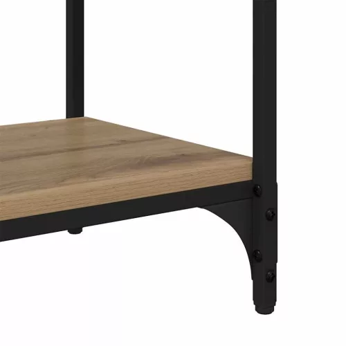  TV szekrény Artisan tölgy 100x33x41cm Műszaki fa és vas