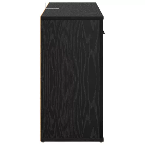  Széf fiókkal Fekete tölgy 100 x 30 x 59,5 cm Faanyag