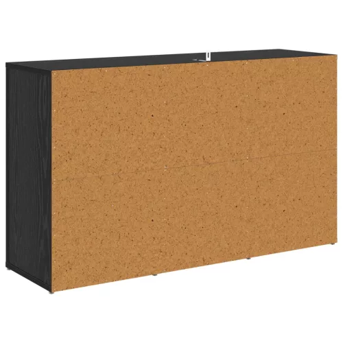 Széf fiókkal Fekete tölgy 100 x 30 x 59,5 cm Faanyag