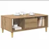  Dohányzóasztal fiókkal Artisan tölgy 90 x 50 x 26.5 cm Faanyag
