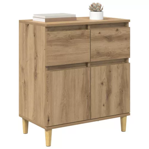  Széf fiókkal Artisan tölgy 60 x 35 x 70 cm Faanyag