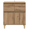  Széf fiókkal Artisan tölgy 60 x 35 x 70 cm Faanyag