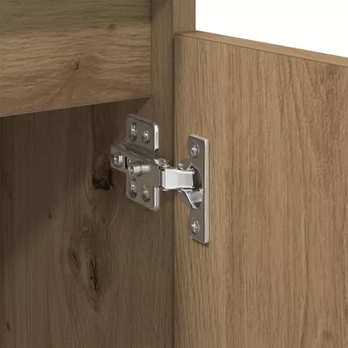  Széf fiókkal Artisan tölgy 60 x 35 x 70 cm Műszaki fa és vas