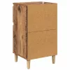  Éjjeliszekrény fiókkal 2 pcs Öreg fa 40 x 35 x 70 cm Faanyag