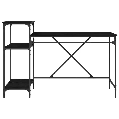  Asztal Fekete tölgy 135 x 50 x 90 cm Faanyag