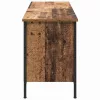  Cipőszekrény Öreg fa 131 x 35 x 50 cm Műszaki fa és vas