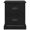  Éjjeliszekrény 2 pcs Musta tammi 39 x 39 x 47.5 cm Faanyag