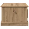  Dohányzóasztal kézműves tölgy 50 x 50 x 35 cm Faanyag