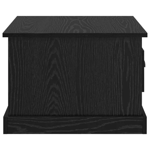  Dohányzóasztal with Drawer Musta tammi 50 x 50 x 35 cm Faanyag