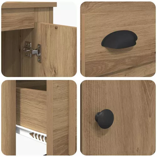  Magasfiú fiókkal Artisan tölgy 60 x 35,5 x 103,5 cm Faanyag