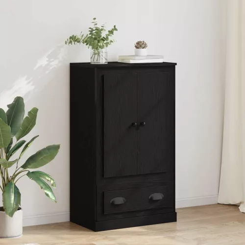  Magasfiú fiókkal Fekete tölgy 60 x 35,5 x 103,5 cm Faanyag