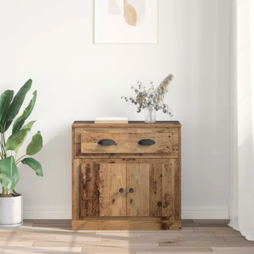  Magasfiú fiókkal Öreg fa 70 x 35,5 x 67,5 cm Faanyag