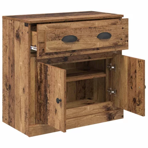  Magasfiú fiókkal Öreg fa 70 x 35,5 x 67,5 cm Faanyag